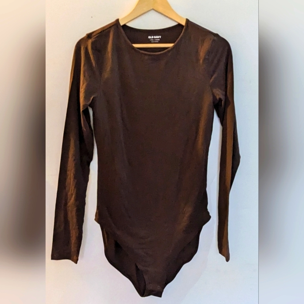 New Without Tags Large Tall  Women's Brown Body Suit Light Weight